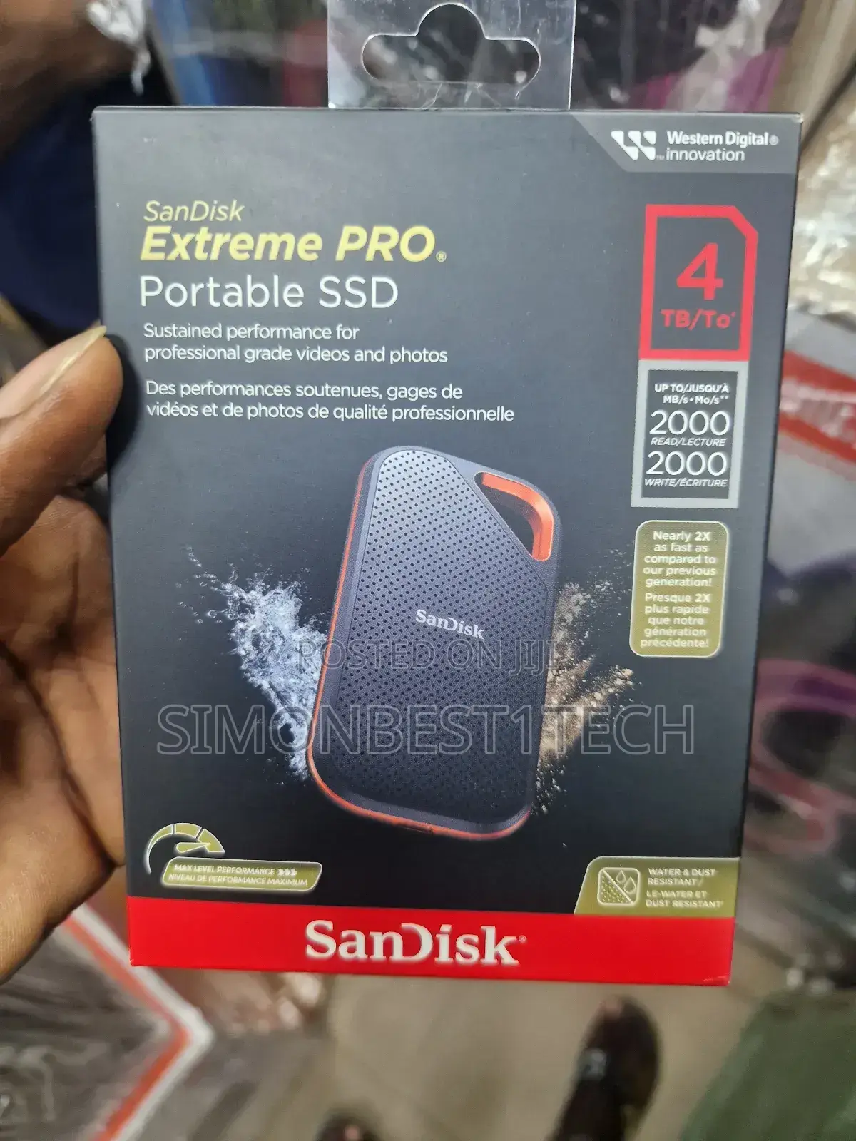 Portable SSD 4tb 2000mbps