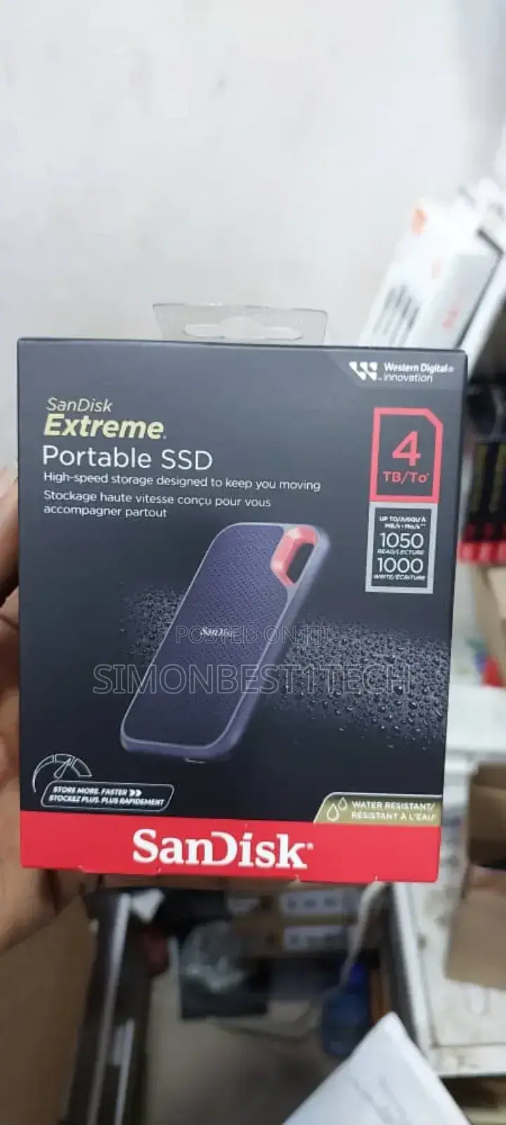 Portable SSD 4tb 1050mbps