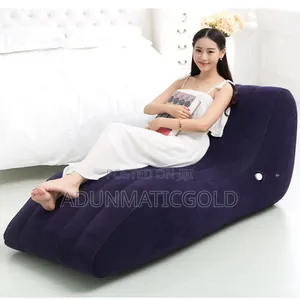 S-Shaped Inflatable Sofa With Pump