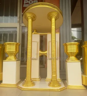 Golden Two Pillar Altar