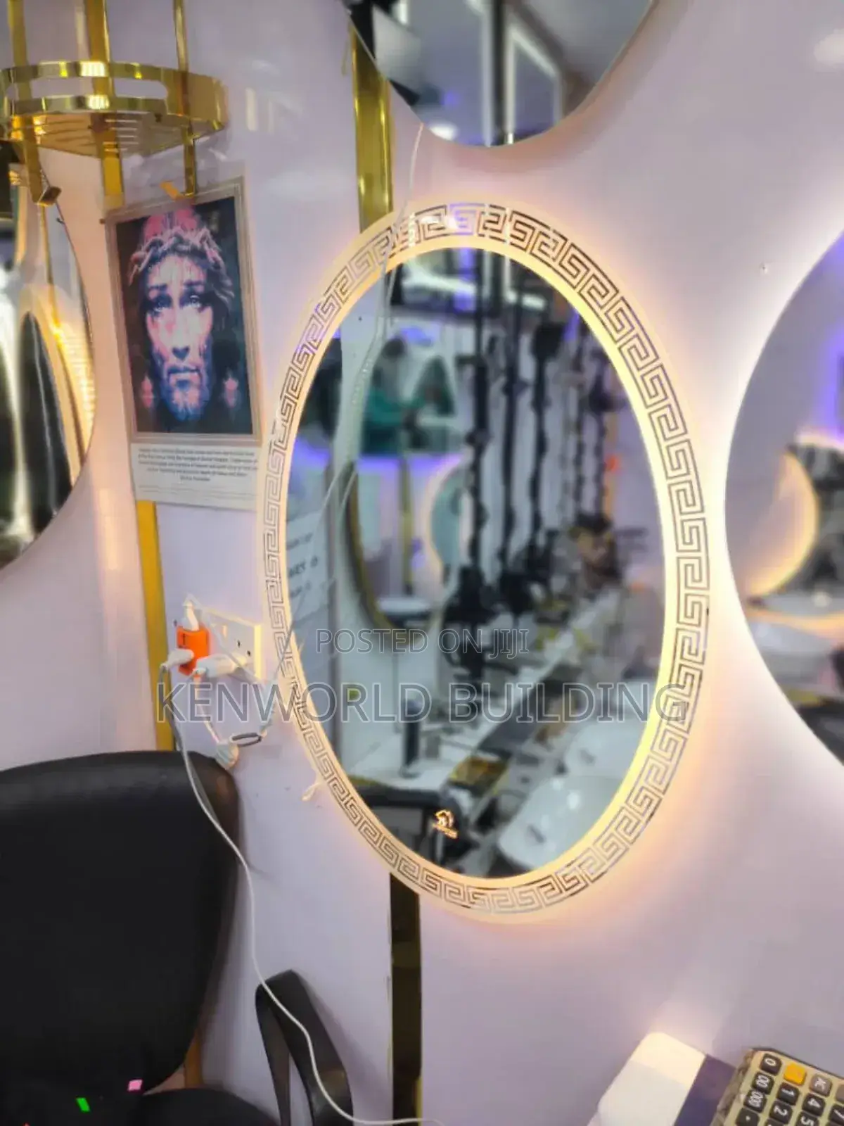Oval Versace Led Mirror