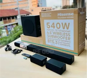 Original Hisense Powerful Soundbar 540watts Bluetooth USB