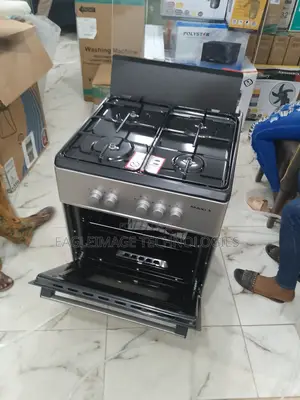 Fast-Cooking With Maxi 60*60 4 Gas Cooker(Maxi60604bbasicbg)