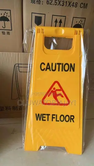 Wet Floor Caution Sign