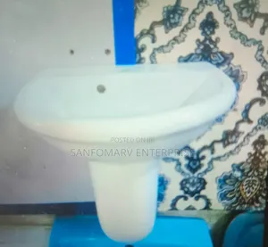 Wall Hung Basin With Semi Pedestal