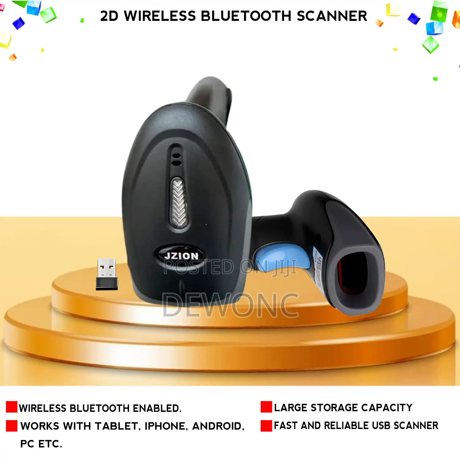 Wireless Bluetooth 2d Barcoode Scanner