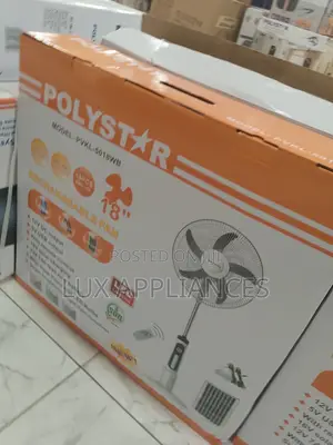 Polystar Super Quiet 18 Inches Standing Fan PVK-5018wb