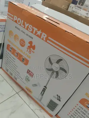 Polystar Smart Rechargeable 18 Inches Standingfan PVK-5018wb