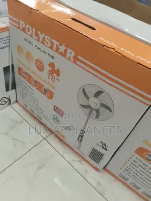 Polystar 18inches Fan With Remote Control and Time Pvk5018wb