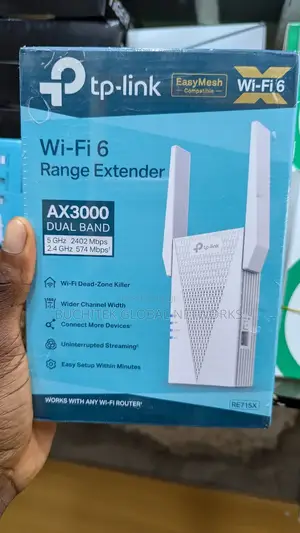Tp-Link RE715X | AX3000 Mesh Wifi 6 Extender.