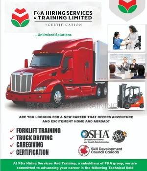 Truck Driving Training With International Certificate
