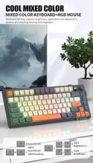 Xunfox Wireless Bluetooth Rechargeable Gaming Keyboard