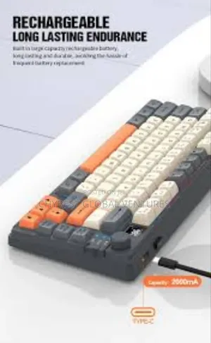 Xunfox Wireless Bluetooth Rechargeable Gaming Keyboard