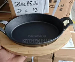Cast Iron Pizza Pan 12 Inch With Dual Handles