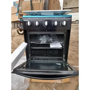 Brand New Bruhm(50×50)4borner All Gas Standing Cooker>>Black