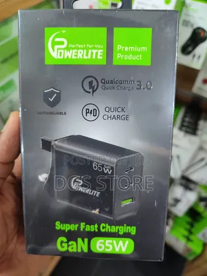 Powerlite Super Fast Charging 65w GAN