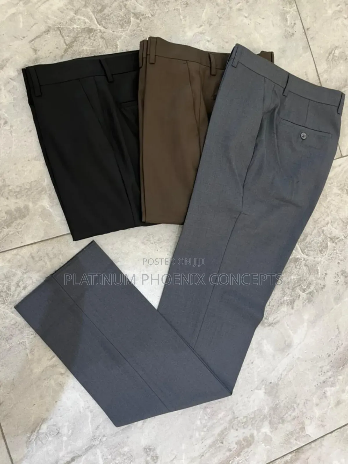High Quality Plain Suit Trousers