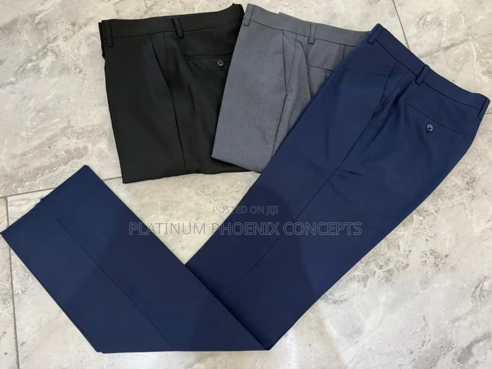 High Quality Plain Suit Trousers
