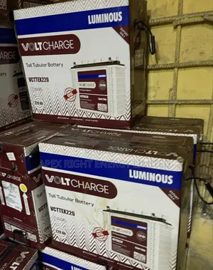 220ah Luminous Voltcharge 12v Tall Tubular Battery