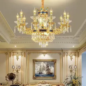 Luxury Cast Gold Chandelier