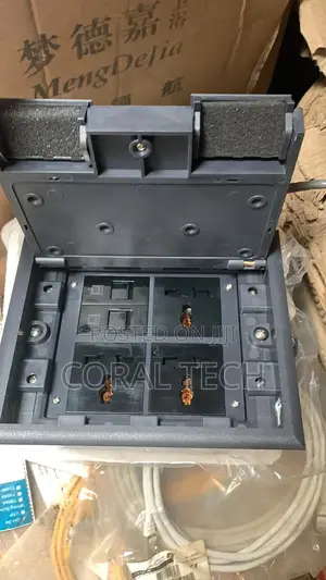 Coral Floor Socket Box 2, 4, 6, 8 Way and Zink