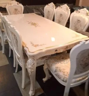 8 Seaters Royal Dining Table Set