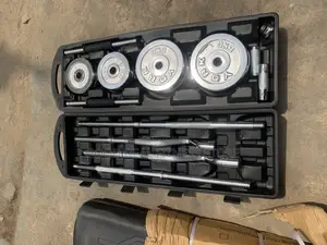 55kg Adjustable Box Dumbell With Barbells an Zigzag Rod