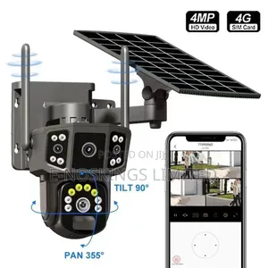 Solar Camera 4 Lens 4g 5mp