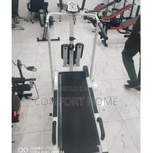 4in1, Foldable Manual Treadmill,Stepper,Twister,Push Handle
