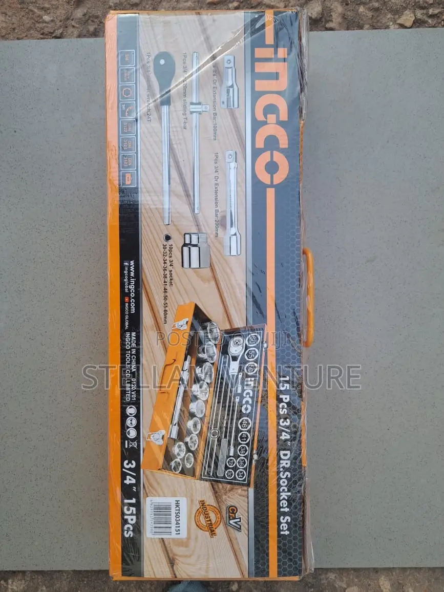 15pcs 3/4 SOCKET SET