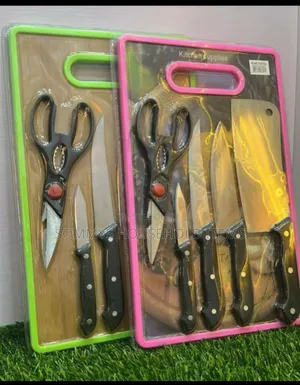 Knife Set With Chopping Board