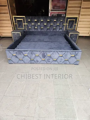 Standard Padded 6by6 Bed With Side Drawers