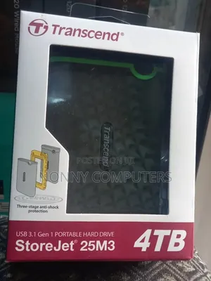 Transcend 4tb External Hard Disk Drive