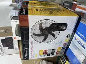 Easy to Clean Blades Century 16" Recheargeable Fan