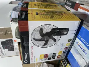 Remote Control Century 16" Recheargeable Fan With Led Light