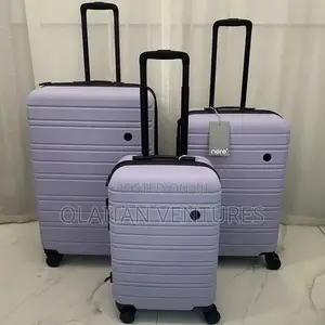 Set of 3 Rubber Luggage Traveling Box