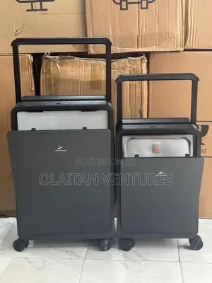 Set of 2 Aluminum Luggage Traveling Box
