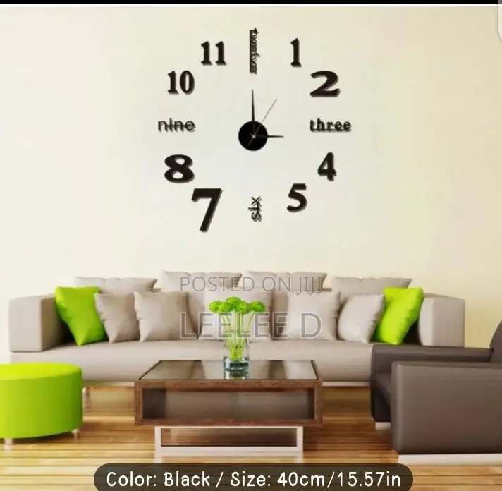 Frameless Wall Clock