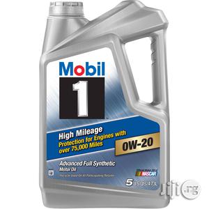 Mobil 1 0w-20 High Mileage Full Synthetic Motor Oil 5 QTS