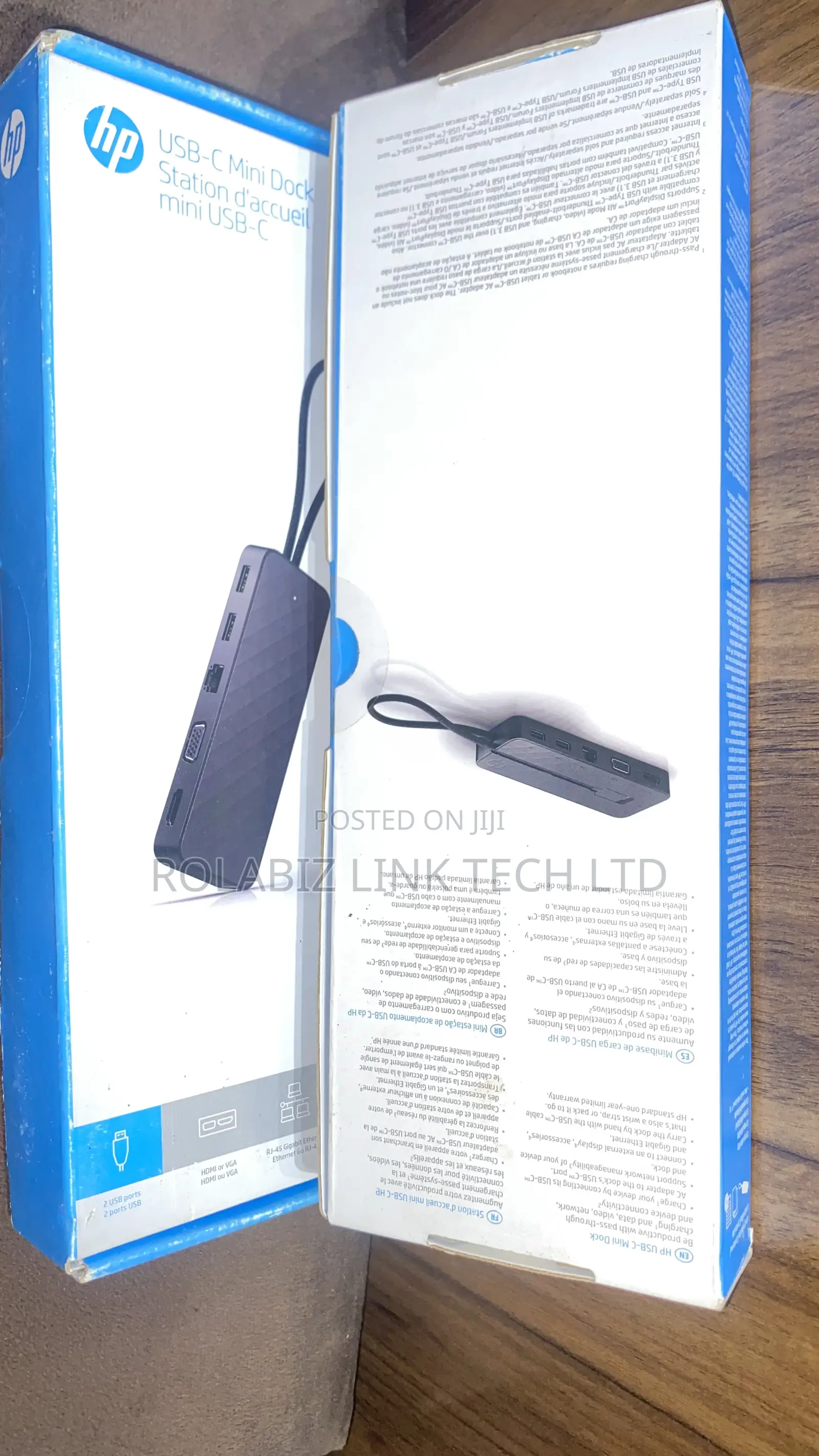 Hp Mini Usb-Type C Travel Dock Station/Replicator