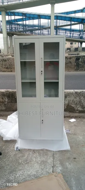 Quality Half Glass File Cabinet