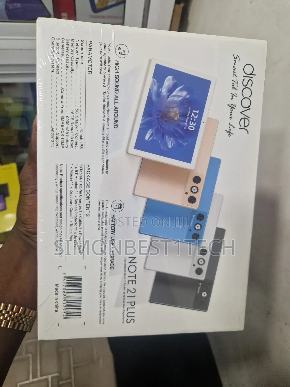 New Discover Note 21 Plus 1 TB Blue