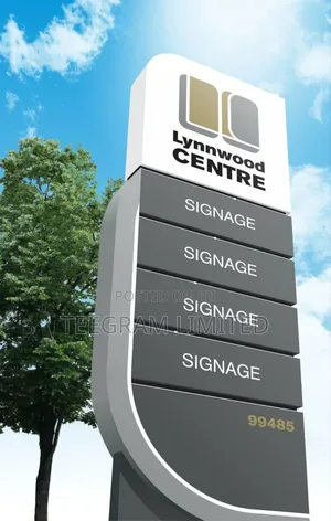 Pylon Signage for Companies, Hotels and Fuel Station