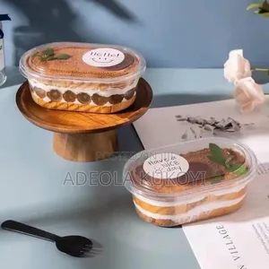 Oval Deli Parfait Container - 1000pcs