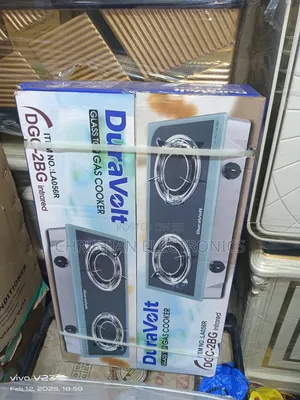 Duravolt 2burner Glass Inferred Gas Cooker Brand New