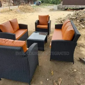 Rattan Outdoor Sofa Chair With Table