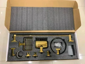 Square Gold Complete Bathroom Accessories