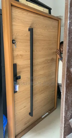 Pivot Door Wooden Finished