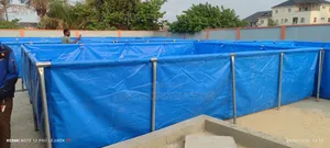 Tarpaulin Mobile Fish Pond (Collapsible Model)