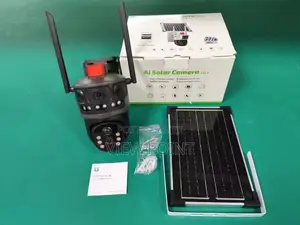 10mp Smart Digital Tripple Lens Solar PTZ Camera 4K
